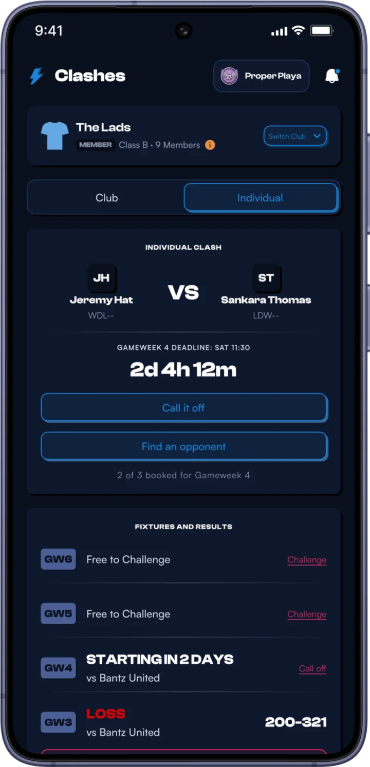 Clash your Friends